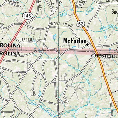 North Carolina Atlas & Gazetteer Page 72 Preview 2
