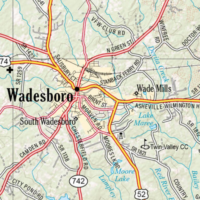 North Carolina Atlas & Gazetteer Page 72 Preview 3