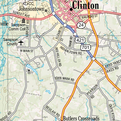 North Carolina Atlas & Gazetteer Page 76 Preview 3