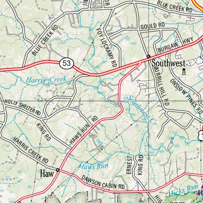 North Carolina Atlas & Gazetteer Page 78 Preview 3