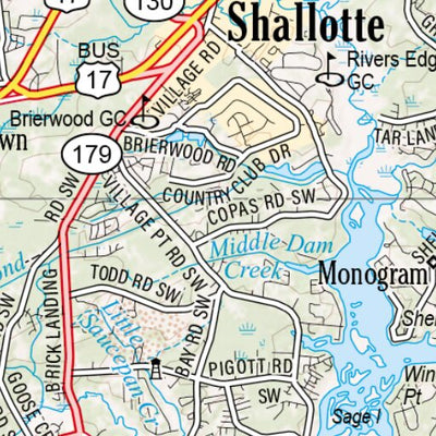 North Carolina Atlas & Gazetteer Page 86 Preview 3
