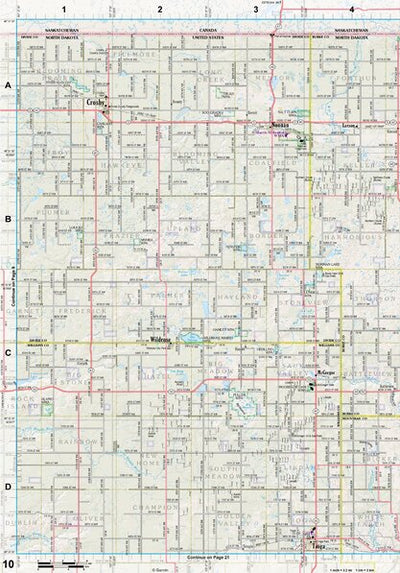North Dakota Atlas & Gazetteer Page 10 Preview 1