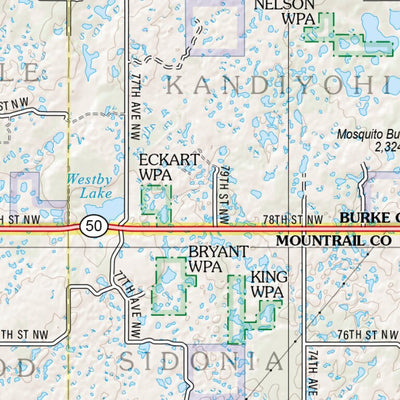 North Dakota Atlas & Gazetteer Page 11 Preview 3