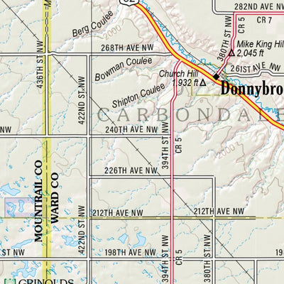 North Dakota Atlas & Gazetteer Page 12 Preview 3