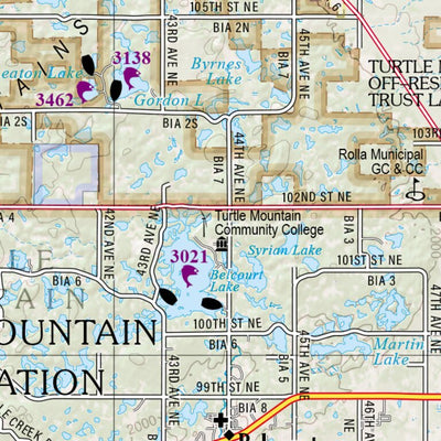 North Dakota Atlas & Gazetteer Page 15 Preview 3