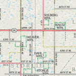 North Dakota Atlas & Gazetteer Page 17 Preview 3