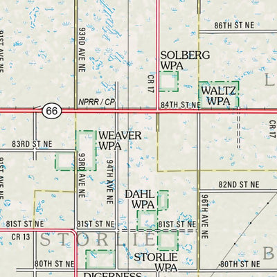 North Dakota Atlas & Gazetteer Page 17 Preview 3