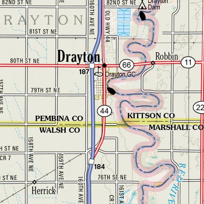 North Dakota Atlas & Gazetteer Page 19 Preview 3