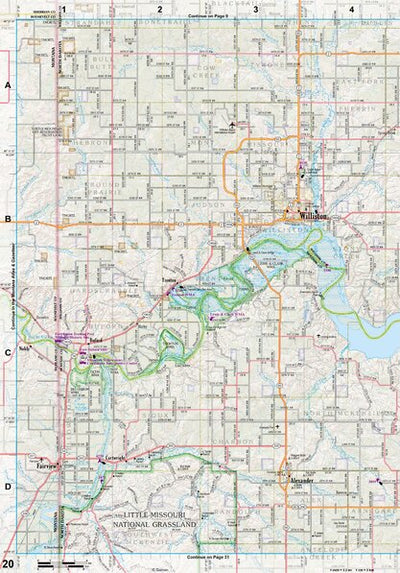 North Dakota Atlas & Gazetteer Page 20 Preview 1