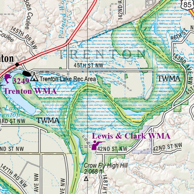 North Dakota Atlas & Gazetteer Page 20 Preview 2