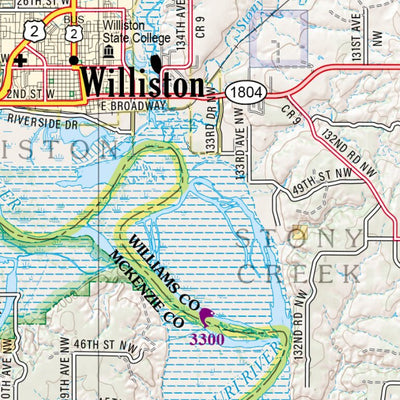 North Dakota Atlas & Gazetteer Page 20 Preview 3