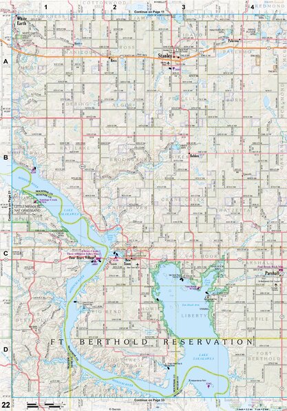 North Dakota Atlas & Gazetteer Page 22 Preview 1