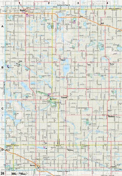 North Dakota Atlas & Gazetteer Page 26 Preview 1