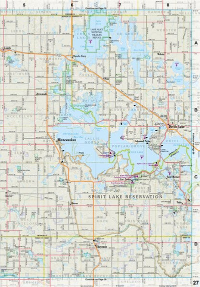 North Dakota Atlas & Gazetteer Page 27 Preview 1