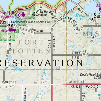 North Dakota Atlas & Gazetteer Page 27 Preview 3