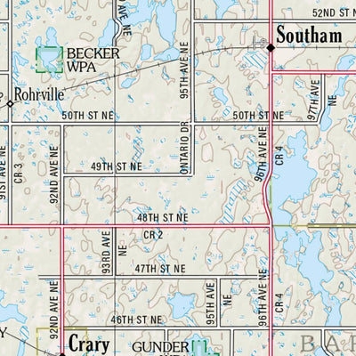 North Dakota Atlas & Gazetteer Page 28 Preview 3