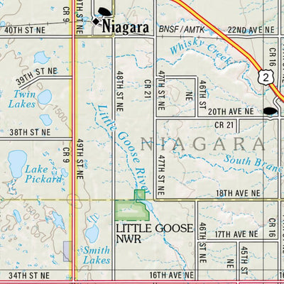 North Dakota Atlas & Gazetteer Page 29 Preview 3