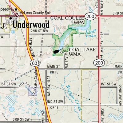North Dakota Atlas & Gazetteer Page 35 Preview 2