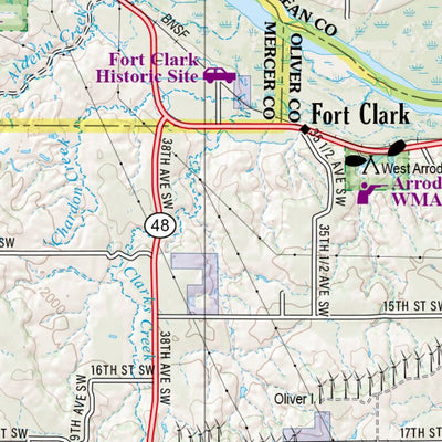 North Dakota Atlas & Gazetteer Page 35 Preview 3