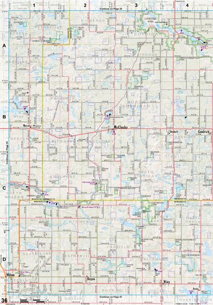 North Dakota Atlas & Gazetteer Page 36 Preview 1