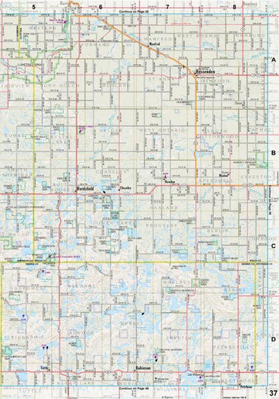 North Dakota Atlas & Gazetteer Page 37 Preview 1