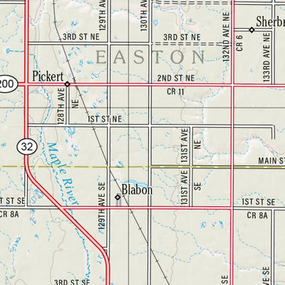 North Dakota Atlas & Gazetteer Page 40 Preview 2