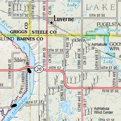 North Dakota Atlas & Gazetteer Page 40 Preview 3