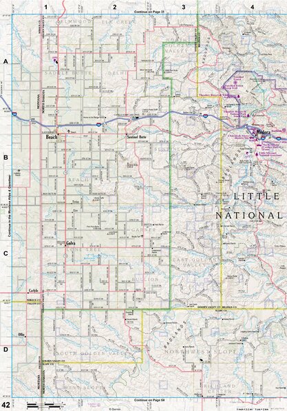 North Dakota Atlas & Gazetteer Page 42 Preview 1