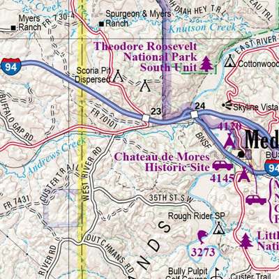 North Dakota Atlas & Gazetteer Page 42 Preview 3