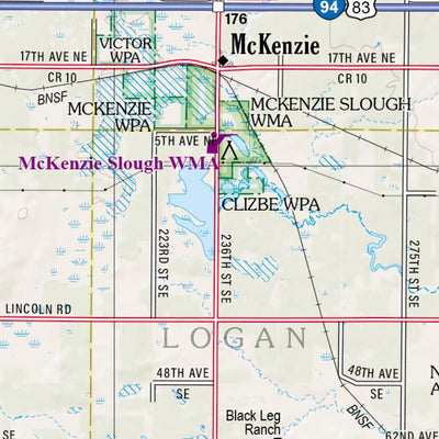 North Dakota Atlas & Gazetteer Page 47 Preview 2
