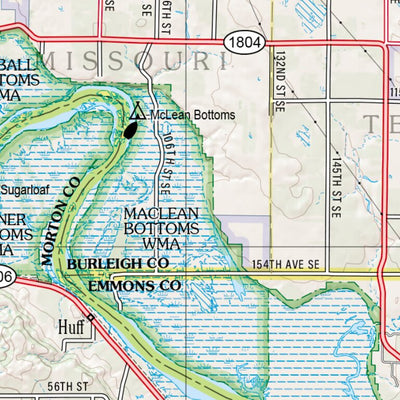 North Dakota Atlas & Gazetteer Page 47 Preview 3