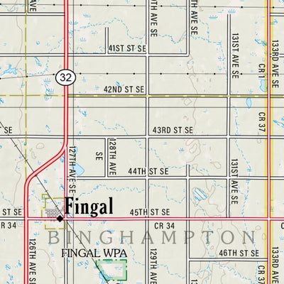 North Dakota Atlas & Gazetteer Page 51 Preview 2