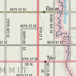 North Dakota Atlas & Gazetteer Page 53 Inset Preview 2