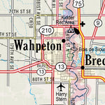 North Dakota Atlas & Gazetteer Page 53 Inset Preview 3