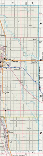 North Dakota Atlas & Gazetteer Page 53 Preview 1