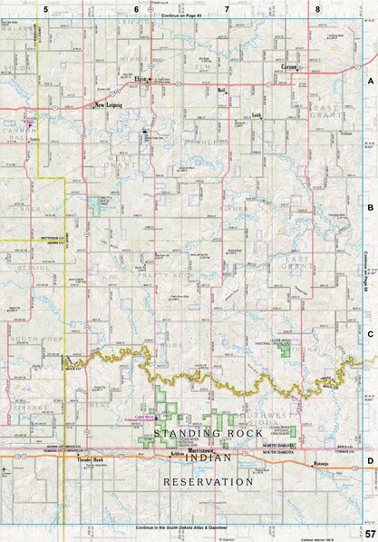 North Dakota Atlas & Gazetteer Page 57 Preview 1