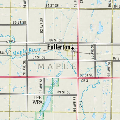 North Dakota Atlas & Gazetteer Page 62 Preview 2