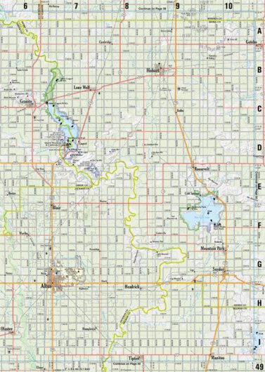 Garmin Oklahoma Atlas & Gazetteer Page 49 bundle exclusive