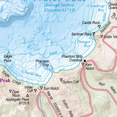 Oregon Atlas & Gazetteer Crater Lake National Park Preview 3