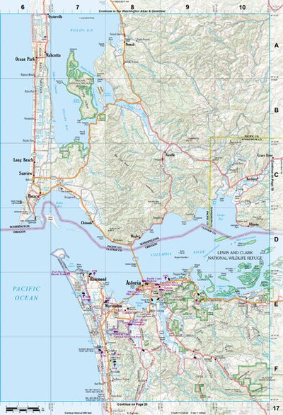 Oregon Atlas & Gazetteer Page 17 Preview 1