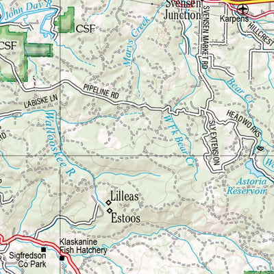 Oregon Atlas & Gazetteer Page 17 Preview 3