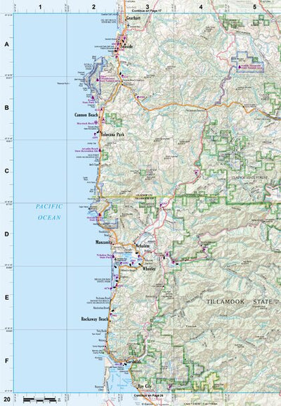 Oregon Atlas & Gazetteer Page 20 Preview 1