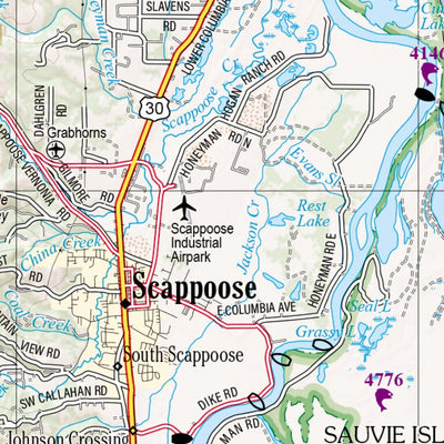 Oregon Atlas & Gazetteer Page 22 Preview 2
