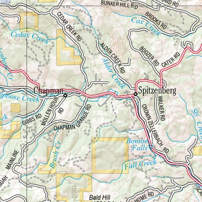 Oregon Atlas & Gazetteer Page 22 Preview 3