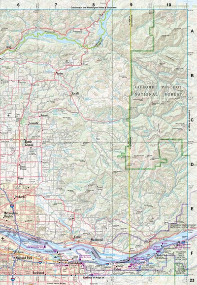 Oregon Atlas & Gazetteer Page 23 Preview 1
