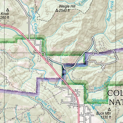 Oregon Atlas & Gazetteer Page 24 Preview 2
