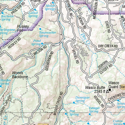 Oregon Atlas & Gazetteer Page 25 Preview 3