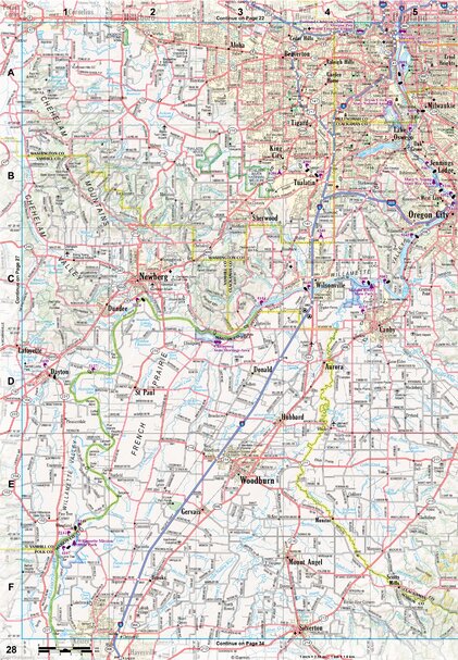 Oregon Atlas & Gazetteer Page 28 Preview 1