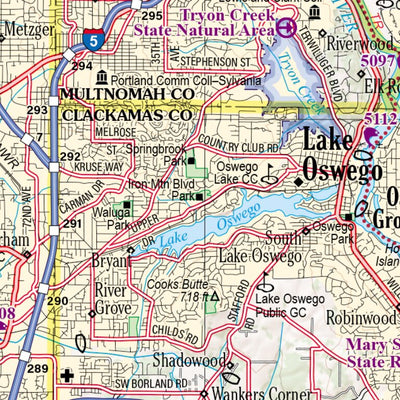 Oregon Atlas & Gazetteer Page 28 Preview 3