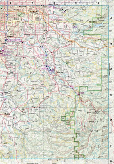 Oregon Atlas & Gazetteer Page 29 Preview 1